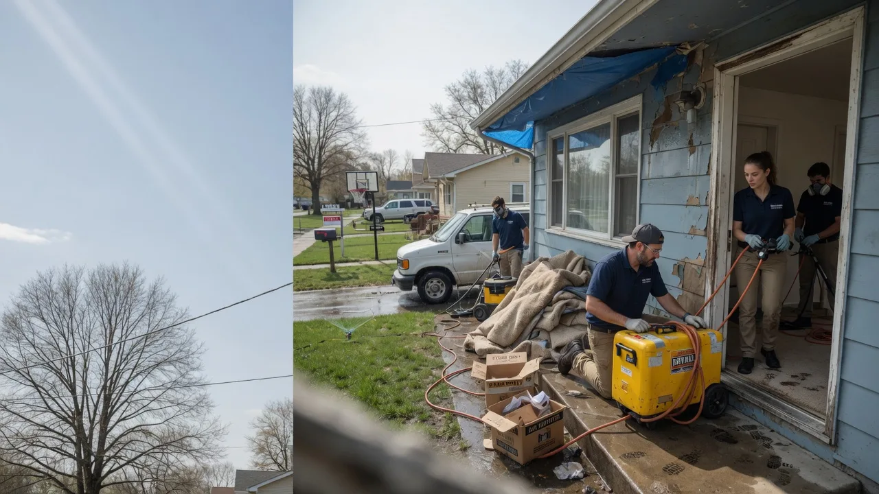 Basement Flood Cleanup in Union, MS near me